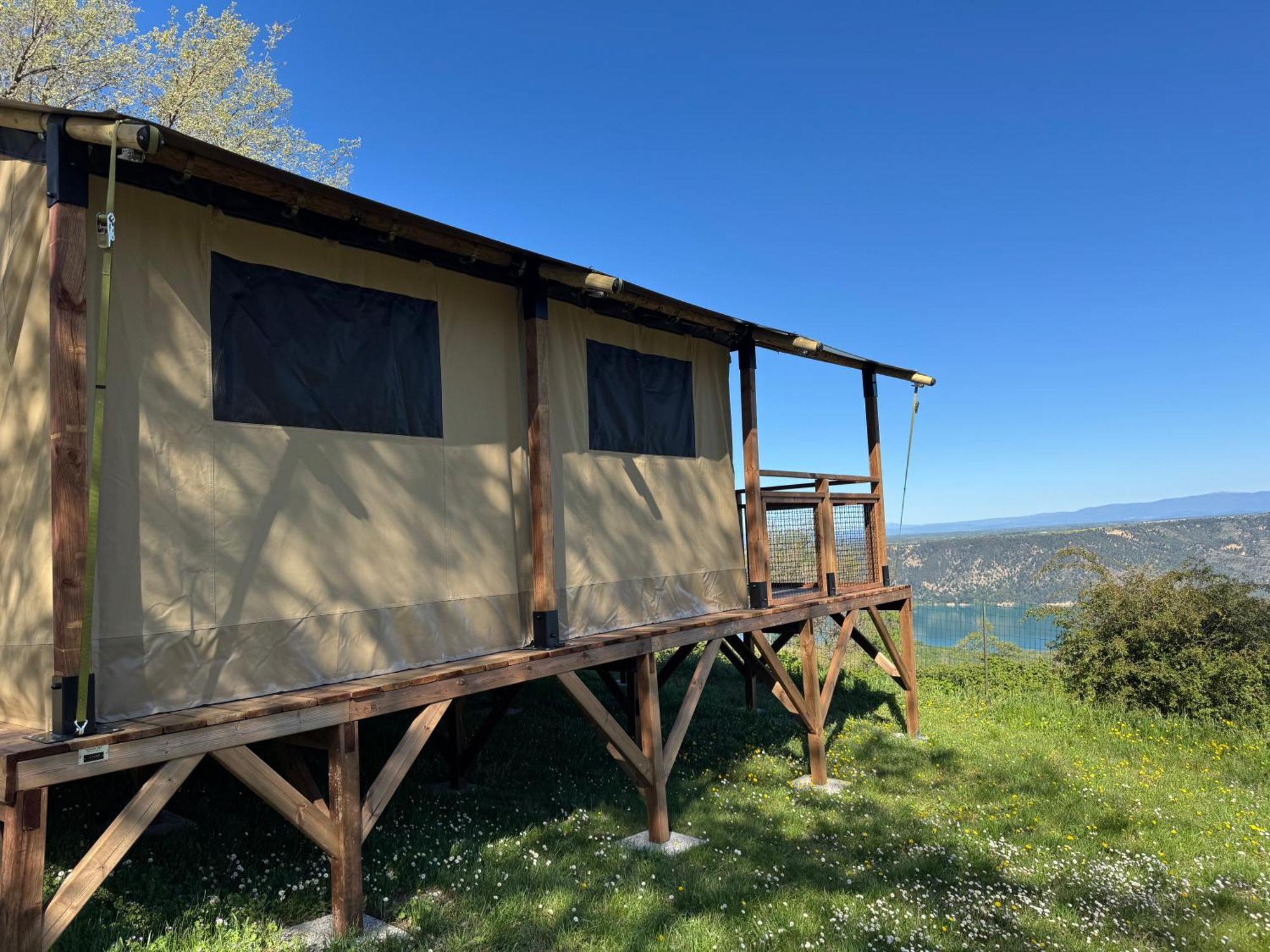 Campasun Camping De L'Aigle Aiguines Exteriér fotografie